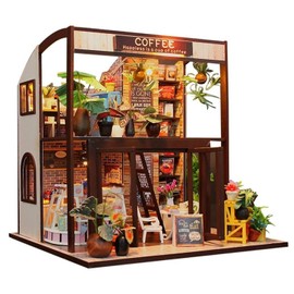Flever Dollhouse Miniature DIY House Kit Creative Room with Furniture for Rom...