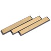 3pcs 80/600/1000 Grit Emery Knife Sharpener Stone Titanium Plated Whetstone