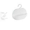 Wenko Shower Caddy Cocktail in White, Polystyrene/ABS 9 x 26