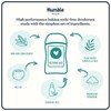 HUMBLE BRANDS Aluminum-Free Deodorant, Vegan and Cruelty- free, Formulated for
