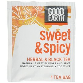 Good Earth Sweet & Spicy Herbal & Black Tea, 18 ct