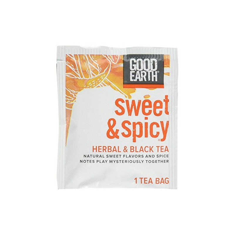 Good Earth Sweet & Spicy Herbal & Black Tea, 18