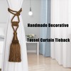 BEL AVENIR Curtain Tiebacks Handmade Holdbacks for Curtains Drape Decorative