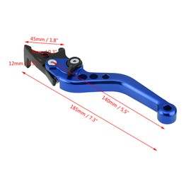 1 Par De Palancas De Embrague De Freno De Motocicleta Universales, Manijas De Palanca De Freno De Tambor De Embrague De Motocicleta De Aluminio CNC De 22 Mm 7/8 "para 150cc Motocicleta(Azul)