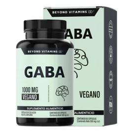 Gaba 1000 Mg Vegano - 60 Cápsulas Sin Sabor