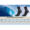 ZCCO Premium Neoprene Socks, 1.5 mm/3 mm Water Socks for