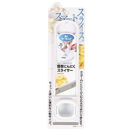 Pearl Metal CC-1209 Slicer, White, Total Length 9.2 x Width 2.4 x Height 1.7 inches (23.3 x 6.2 x 4.3 cm), Easy Garlic Slicer