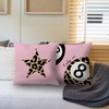 Nipil Trendy Leopard Pillow Covers 18x18, Pink Cheetah Leopard Print