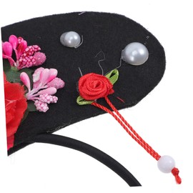 TOVINANNA Unique Plaid Headband Hat for Festival Photo Prop Wedding Party Headdress