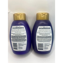 PRO SILK SALON Purple Shampoo And Conditioner With Coconut Oil & Shea Buttler