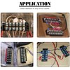 Glarks 70Pcs(5Sets) Terminal Block Set, 5Pcs 7 Positions 600V 15A