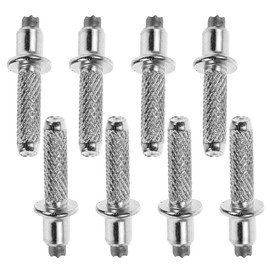 Garneck Set of 8 Metal Tips for Hiking Poles - Robust Tungsten Steel Pole Tips for Optimal Grip and Hiking and Walking