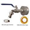2" Drum Faucet Stainless Steel Barrel Faucet with EPDM Gasket