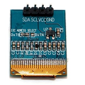 Fasizi 2Pcs 4P 0.66inch OLED Display Module 64x48 Screen IIC I2C for Arduino AVR STM32 LCD Module