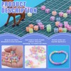 Glarks 1002Pcs Glow Letter Beads Acrylic Alphabet Beads Glow in