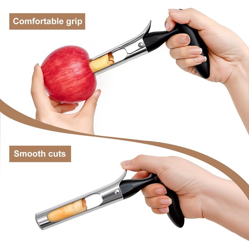 Premium Stainless Steel Apple Corer Tool - Easy to Use