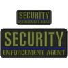 SECURITY E AGENT EMB PATCH 4X10 AND 2X5 hook on