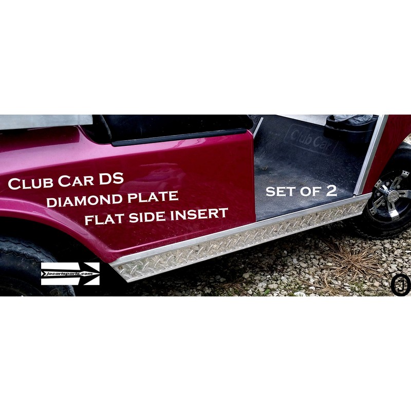 Fits Club Car DS Golf Cart Diamond Plate Rocker panel