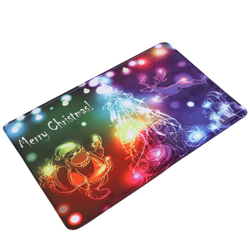 Christmas Light Pattern Home Entrance Bathroom Kitchen Anti slip Floor