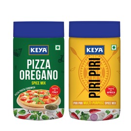 Keya Combo of Italian Pizza Oregano (80G) &Piri Piri (80G)