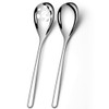 AYFDISHS Slotted & Solid Serving Spoons Set, 9.4 Inch Stainless