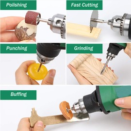 VOTOER 480W Rotary Tool Power Die Electric Multi-function Grinder Carver Set, 6 Step Variable Speed, 30000RPM