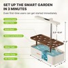 SUNCOZE Hydroponics Growing System Kit 12 Pods, 24W LED Grow