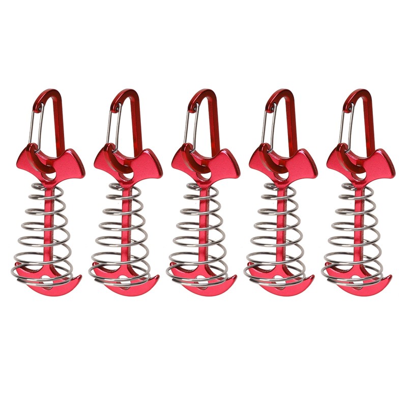 5pcs Fishbone Tent Nails Large Deck Boards Camping Tent Fixing