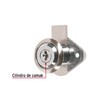 Hermex CM-21C, Cerradura para mueble, modelo 21, cromo