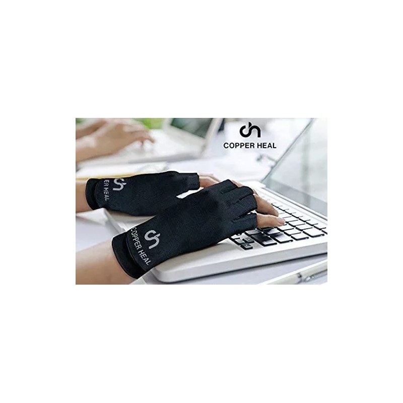 Copper Heal Guantes Compresión Copper Heal Cobre Artritis Alivia Dolor