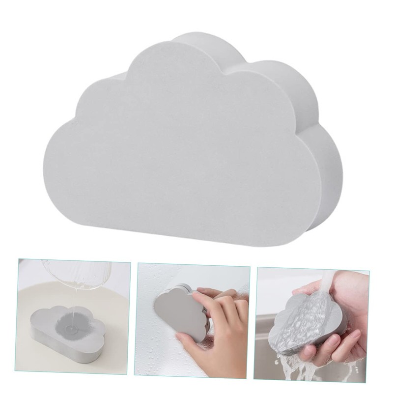 LALAFINA Shape Kitchen Cleaning Sponge Water Absorbent Sponge Brush for