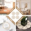 Aernajialin 4 PCS Vintage Crochet Doilies 8 Inches Round Cotton