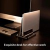 Fancial Vertical Laptop Stand, Adjustable Laptop Base, Space Saving, High