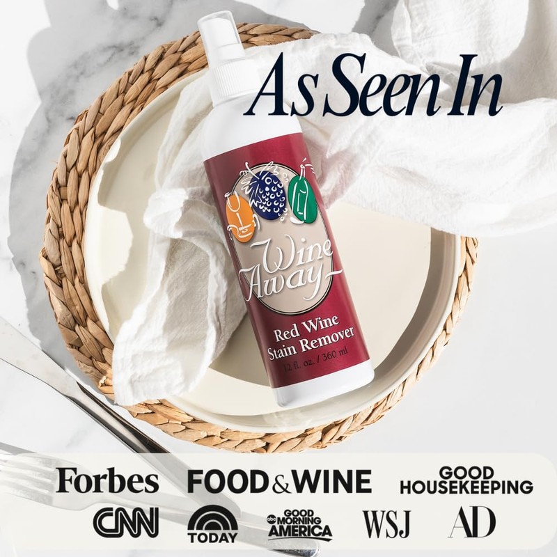 Wine Away Red Wine Stain Remover - Perfect Fabric Upholstery