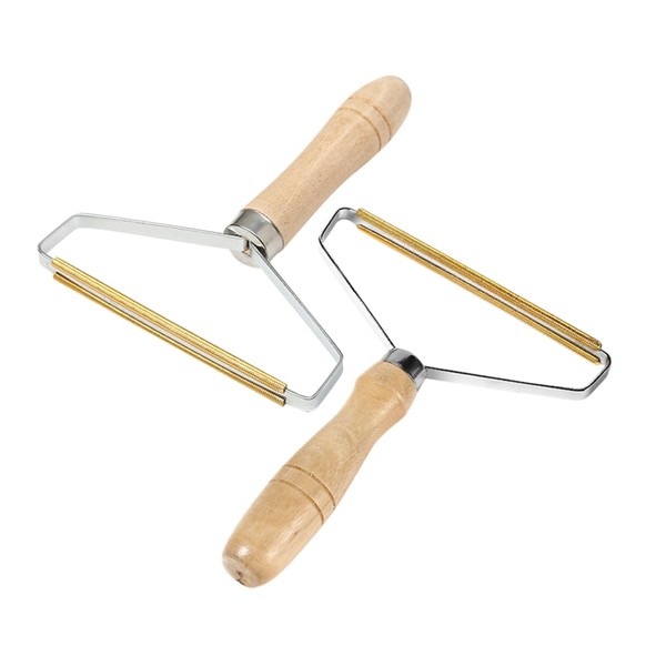 PACKOVE 2 Pcs Portable Carpet Brush for Pet Hair Removal