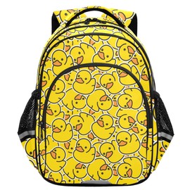 Wamika Yellow Ducks Backpack Farm Cartoon Animals School Backpacks Preschool Book Bag