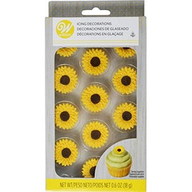 Wilton Sunflower Icing Decorations