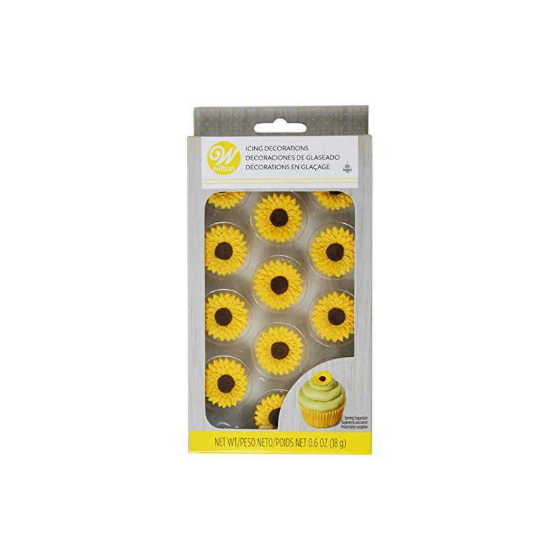 Wilton Sunflower Icing Decorations