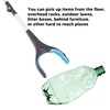 Foldable Reacher Grabber Tool Folding Pick Up Stick Telescoping Pick