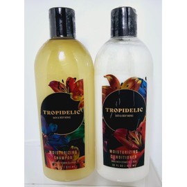 2 TROPIDELIC Bath Body Moisturizing Shampoo Conditioner Set 16oz