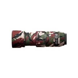 easyCover - Lens Oak - Lens protector - Protection for your camera lens - Suitable for Sigma 100-400mm F/5-6.3 DG OS HSM Contemporary, Green Camouflage, Sporty