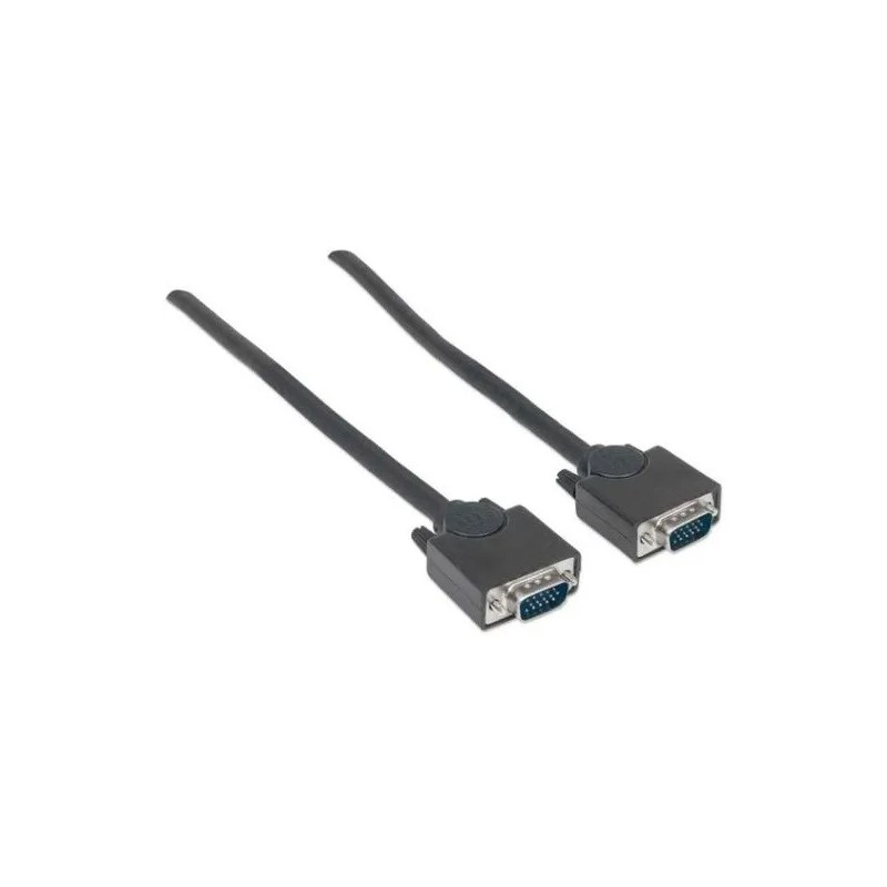 Cable VGA Manhattan Macho a Macho 4.5m Blindado Alta Calidad
