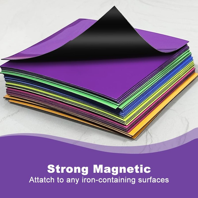 Reusable Magnetic Sticky Notes – 30 Pack 3x3 Dry Erase