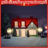 Kingdder Christmas Village Lights Christmas Mini Spotlight Building Light Battery