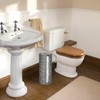 Tadacumir 4 Mega Rolls Extra Toilet Paper Storage with Lid,