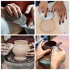 sourcing map 4pcs Stainless Steel Clay Scraper Set Pottery Metal