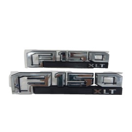 Ford New OEM 2015-20 Ford F-150 XLT Left & Right Side Front Fender Emblem Badge 10.5"