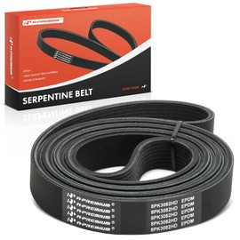 A-Premium Engine Serpentine Drive Belt Compatible with Ford F-250/350/450/550 Super Duty 1999-2003, E-350 Econoline Club Wagon, E-350 Super Duty, E-450 E-550 Econoline Super Duty, V8 7.3L