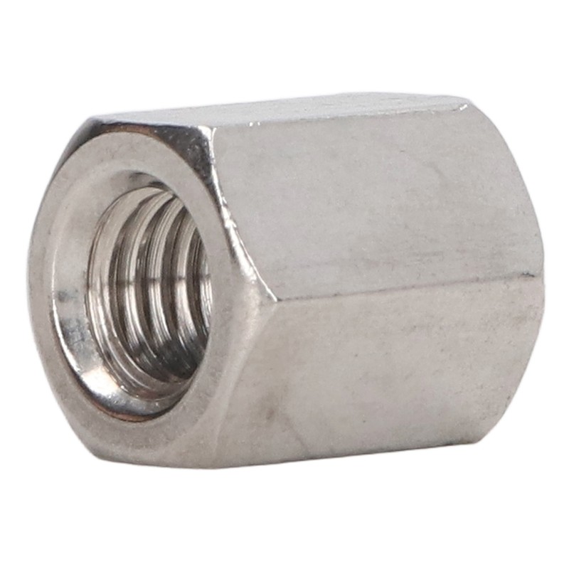20 Pcs Hex Coupling Nut M8x1.25 L15mm 304 Stainless Steel