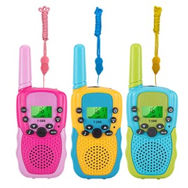 TRH 88 Specified Low Power Walkie Talkie, Set of 3, for Kids, Power Saving Amateur Radio, No License Required, Hands-Free (VOX) Function, Easy to Operate, Suitable for Adults and Kids, Compliant with the Ministry of Internal Affairs and Communications Te